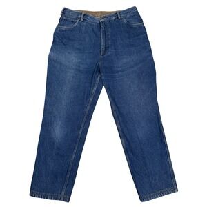 VTG Duluth Trading Co Jeans Men 36x31 Blue Ballroom Pants Stonewash Workwear